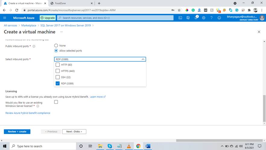 How To Create A SQL Server Instance In The Managed Virtual Machine